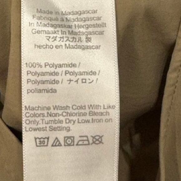 J Crew Mens Sun Shirt XL Khaki Long Sleeve 2024 Button Up Chest Pocket UPF 50 - Picture 4 of 8